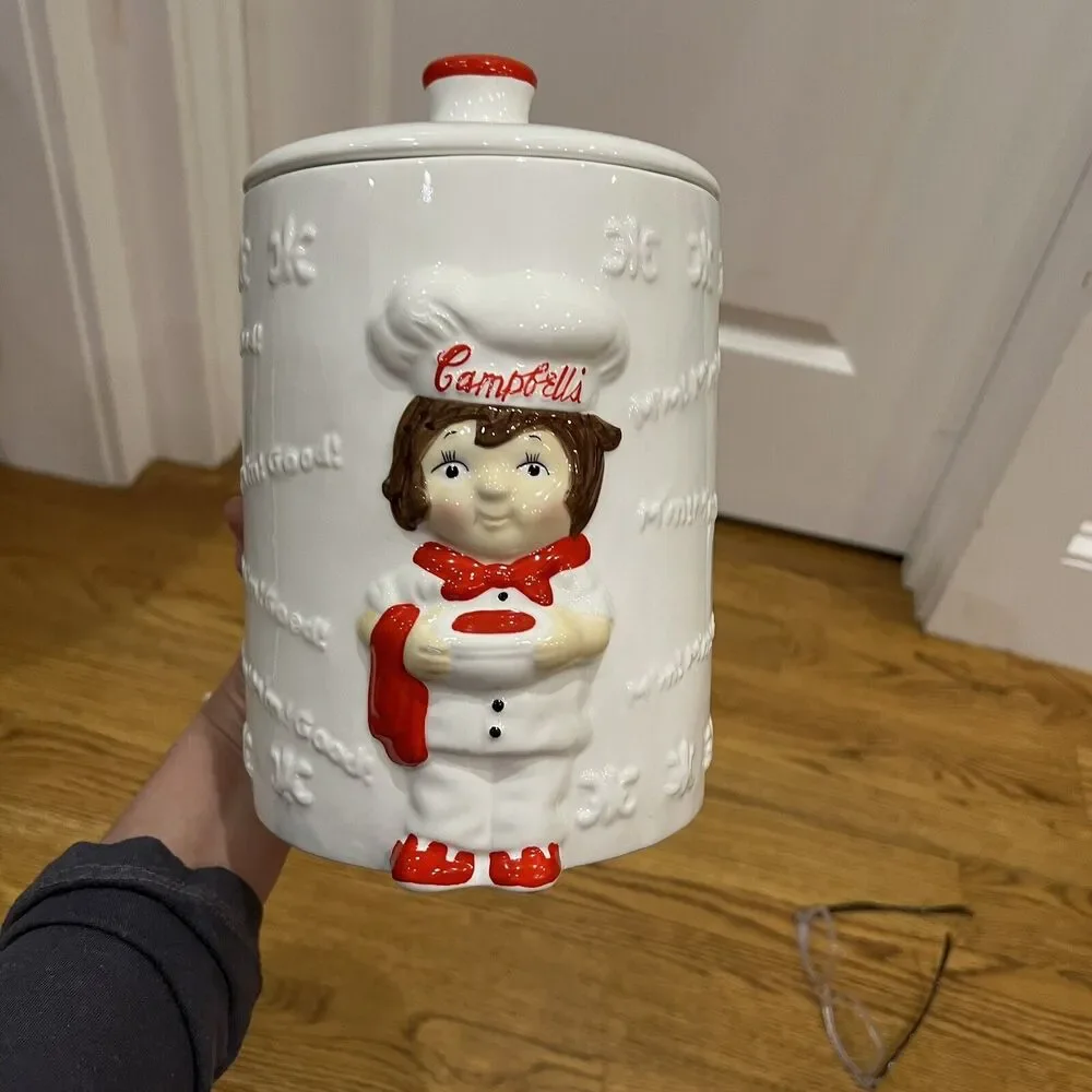 Campbell's‎ Soup Cookie-Cracker Jar 1999 Houston Harvest